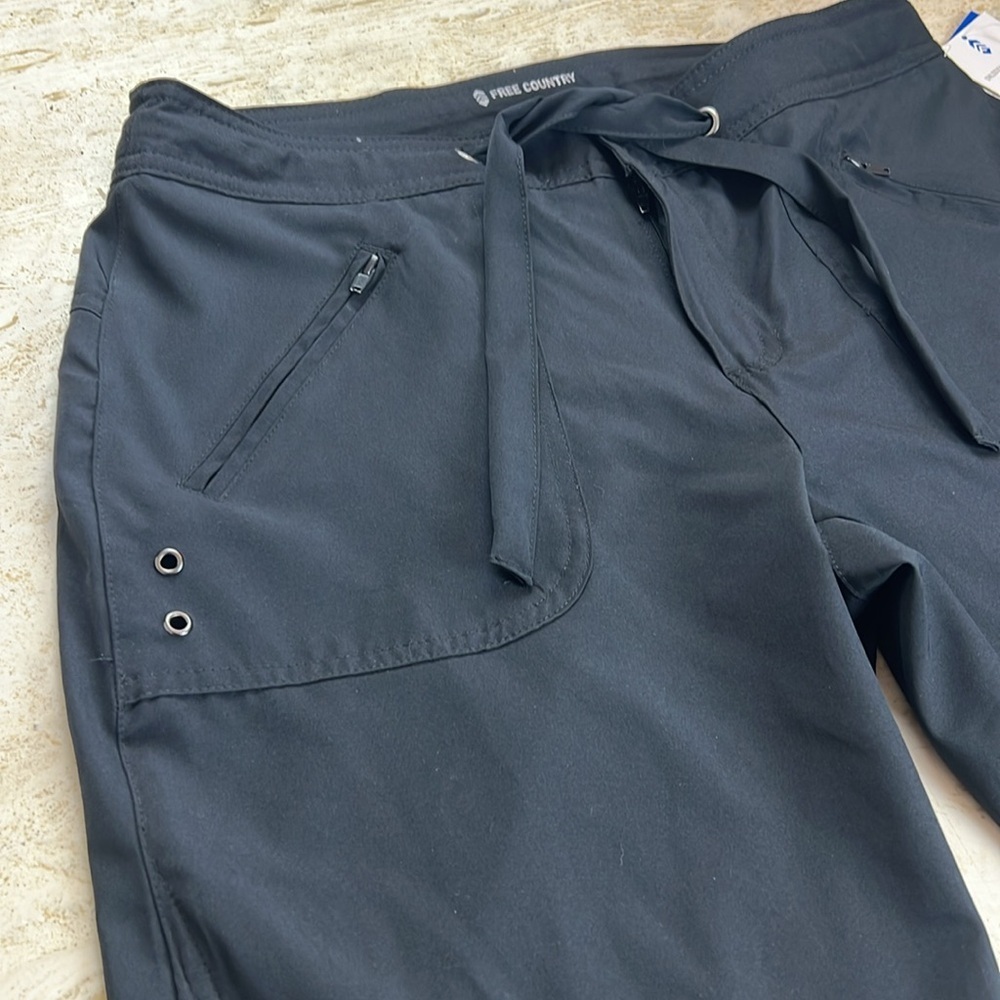 Free Country black beach 2 boardwalk Bermuda shorts size medium - Picture 4 of 9